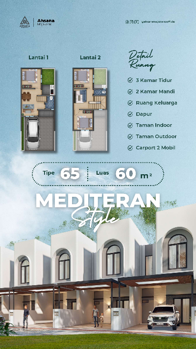 Tipe Mediterania 65 - Ahsana Grand Madani