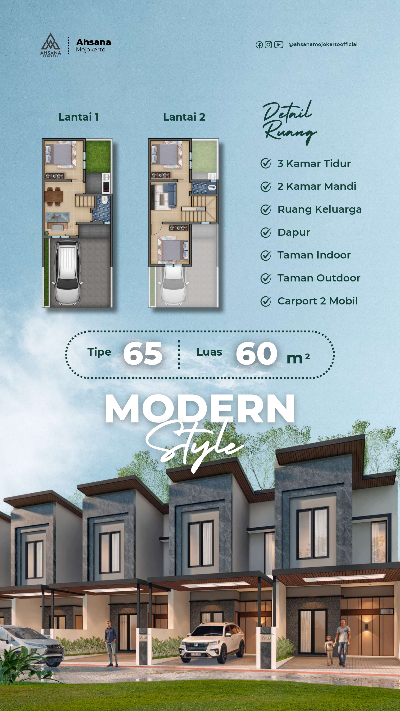 Tipe Modern 65 - Ahsana Grand Madani